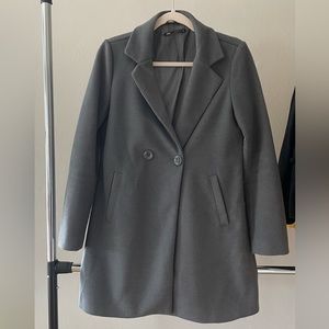 Knee Lenght Womens’ Grey Coat